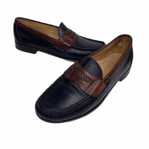 Allen Edmonds Newcastle Loafer Black Brown Leather